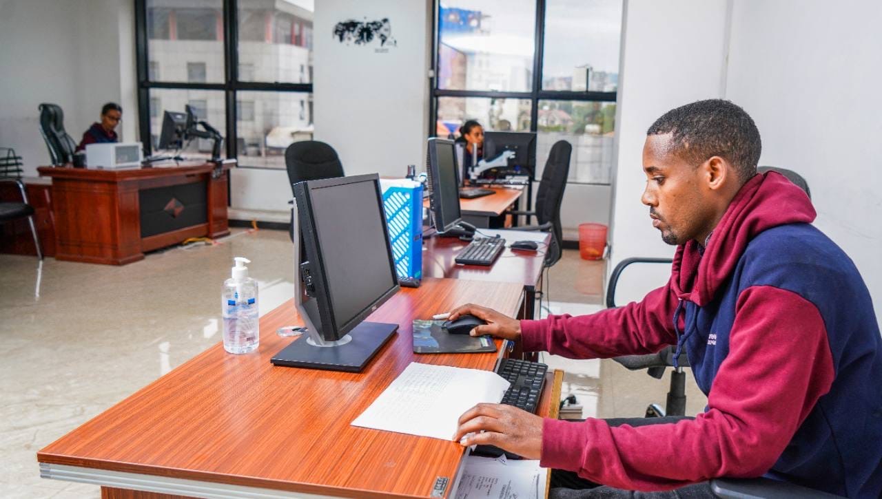 Shareway office team at work
